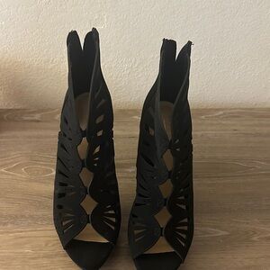 Apt. 9 Black Cutout Heels
